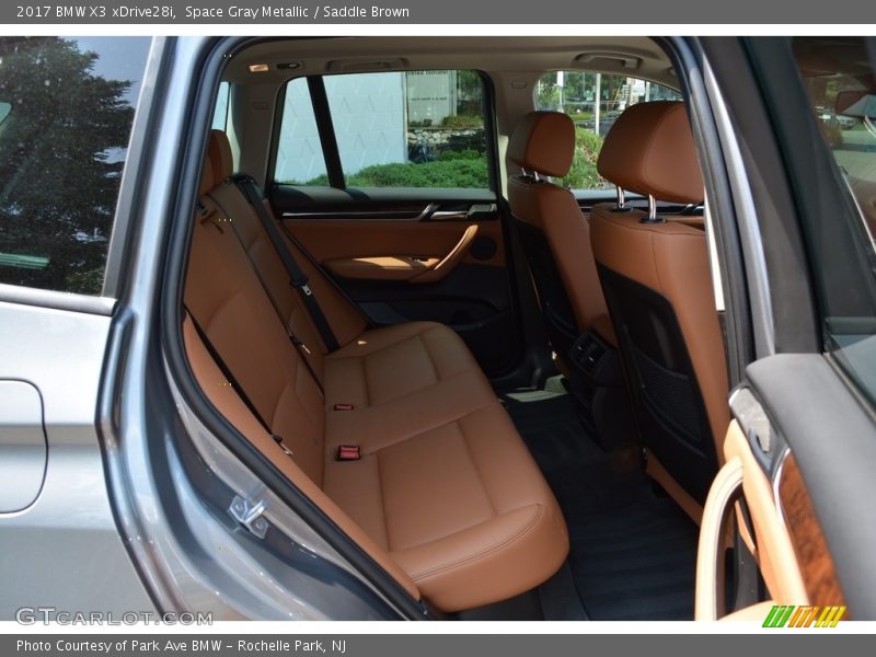 Space Gray Metallic / Saddle Brown 2017 BMW X3 xDrive28i