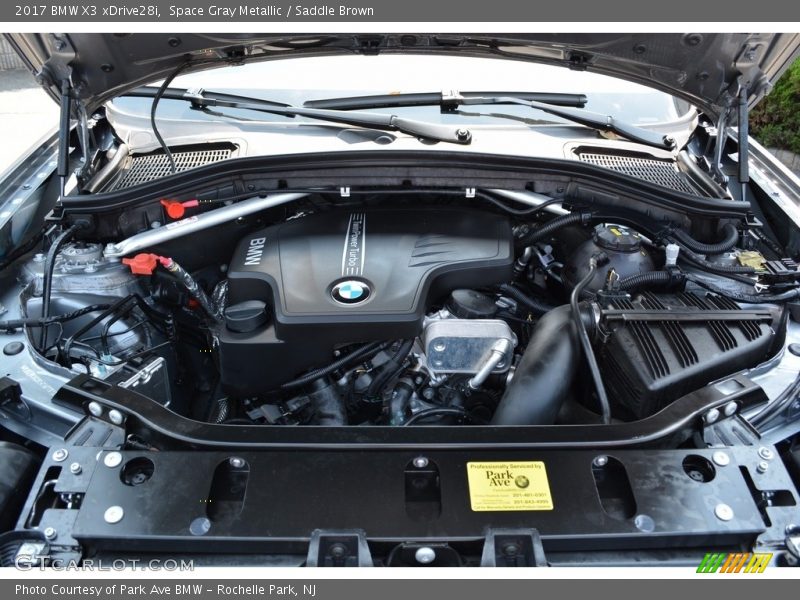 Space Gray Metallic / Saddle Brown 2017 BMW X3 xDrive28i