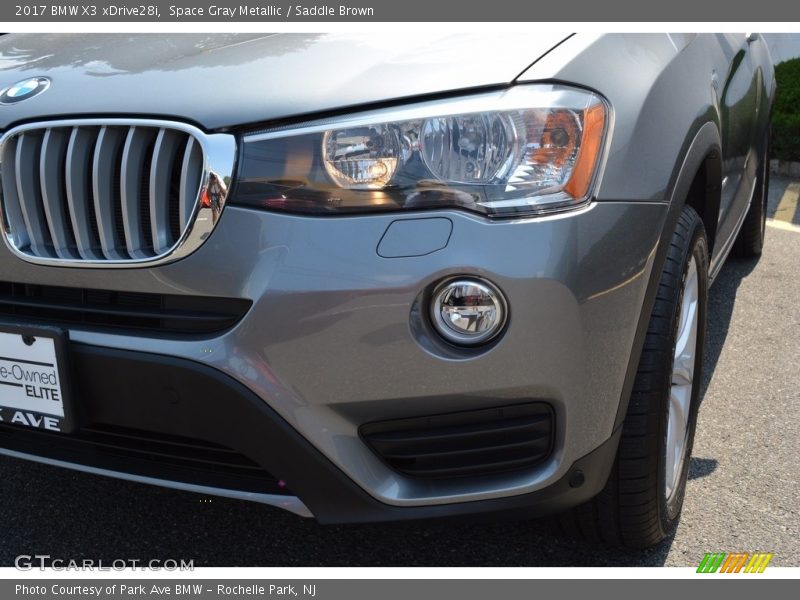 Space Gray Metallic / Saddle Brown 2017 BMW X3 xDrive28i