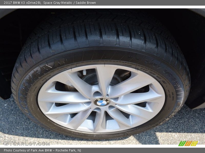 Space Gray Metallic / Saddle Brown 2017 BMW X3 xDrive28i