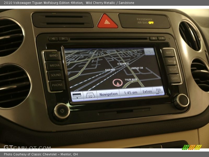 Wild Cherry Metallic / Sandstone 2010 Volkswagen Tiguan Wolfsburg Edition 4Motion