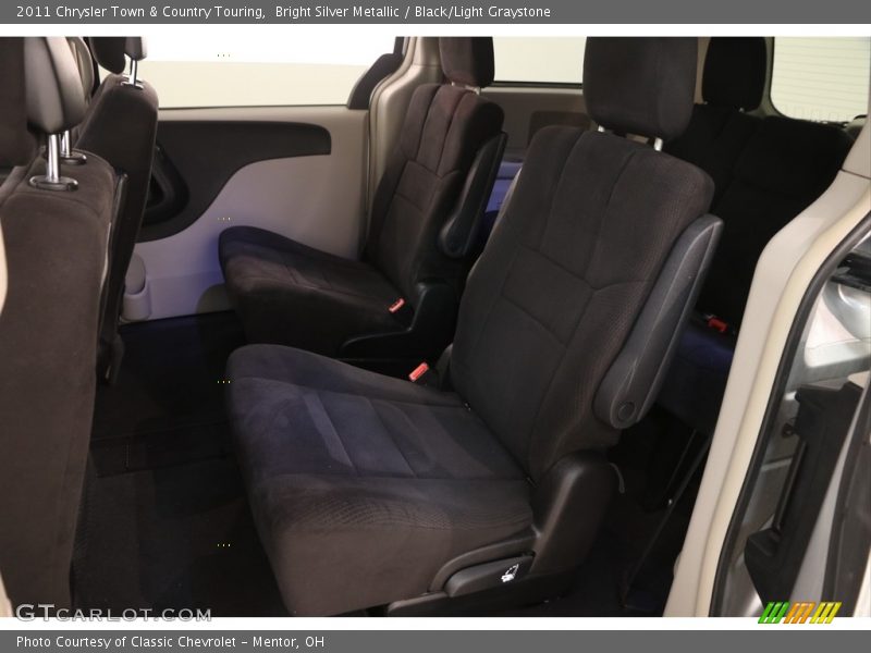 Bright Silver Metallic / Black/Light Graystone 2011 Chrysler Town & Country Touring