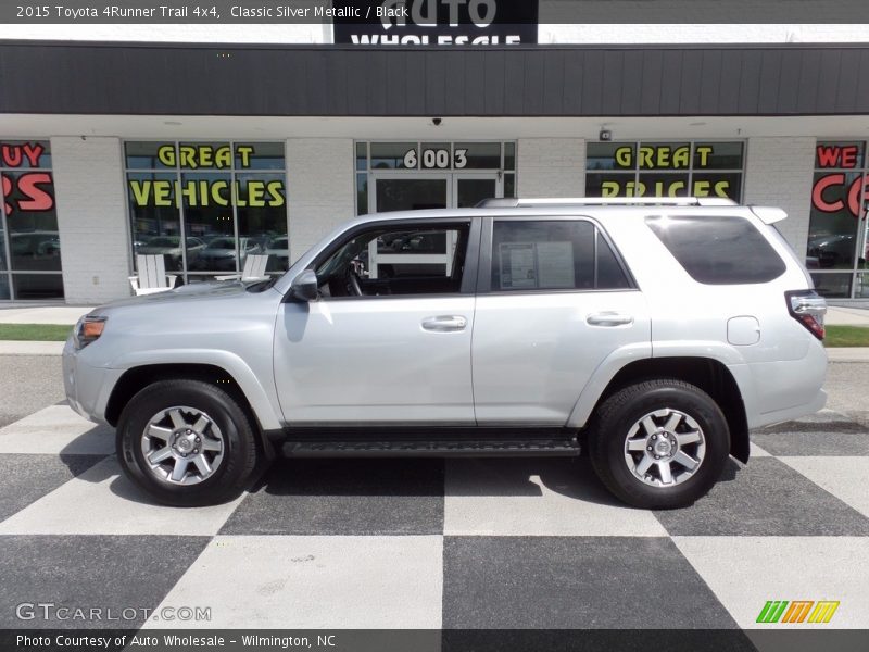 Classic Silver Metallic / Black 2015 Toyota 4Runner Trail 4x4