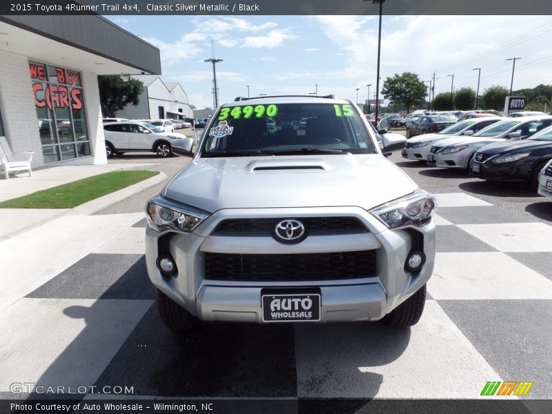 Classic Silver Metallic / Black 2015 Toyota 4Runner Trail 4x4