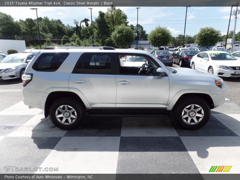 Classic Silver Metallic / Black 2015 Toyota 4Runner Trail 4x4