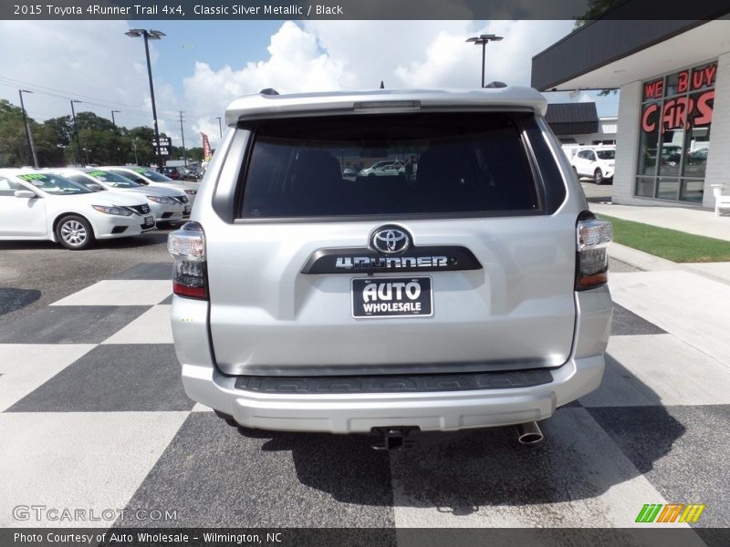 Classic Silver Metallic / Black 2015 Toyota 4Runner Trail 4x4