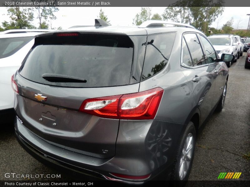 Satin Steel Metallic / Jet Black 2018 Chevrolet Equinox LT