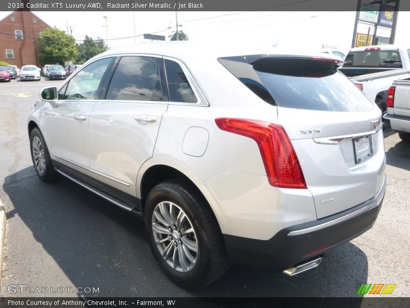 Radiant Silver Metallic / Jet Black 2018 Cadillac XT5 Luxury AWD