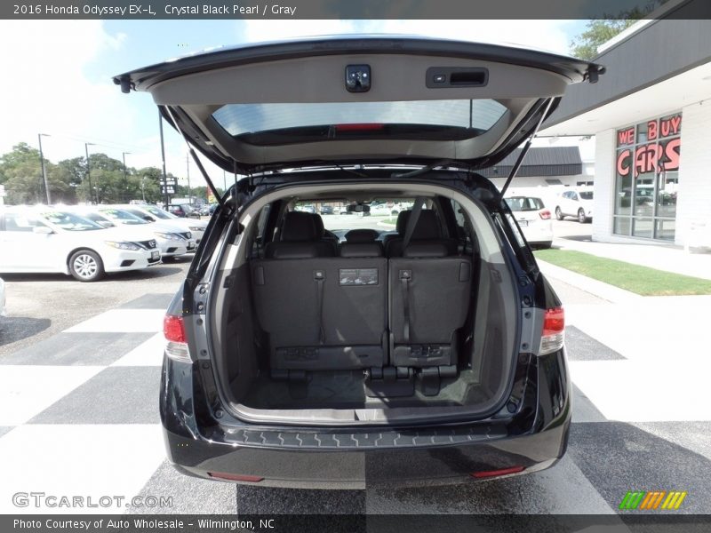 Crystal Black Pearl / Gray 2016 Honda Odyssey EX-L