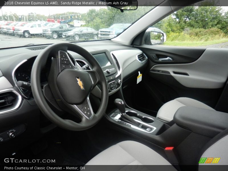 Sandy Ridge Metallic / Medium Ash Gray 2018 Chevrolet Equinox LS AWD