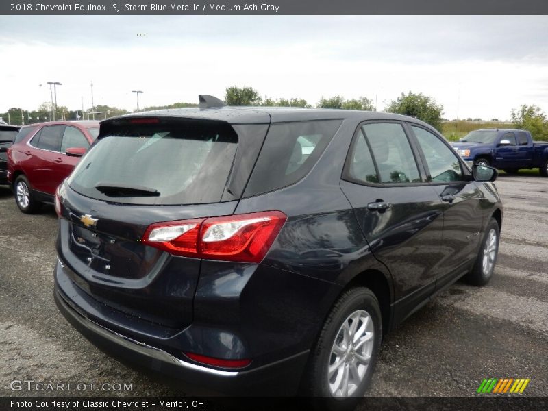 Storm Blue Metallic / Medium Ash Gray 2018 Chevrolet Equinox LS