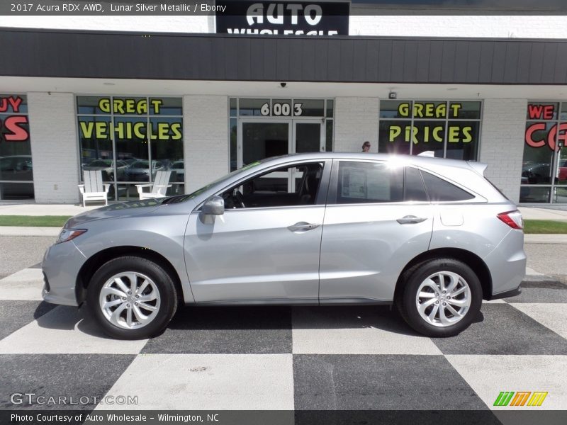 Lunar Silver Metallic / Ebony 2017 Acura RDX AWD