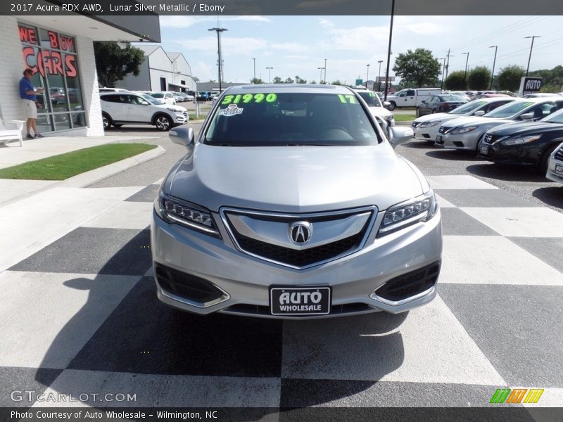 Lunar Silver Metallic / Ebony 2017 Acura RDX AWD