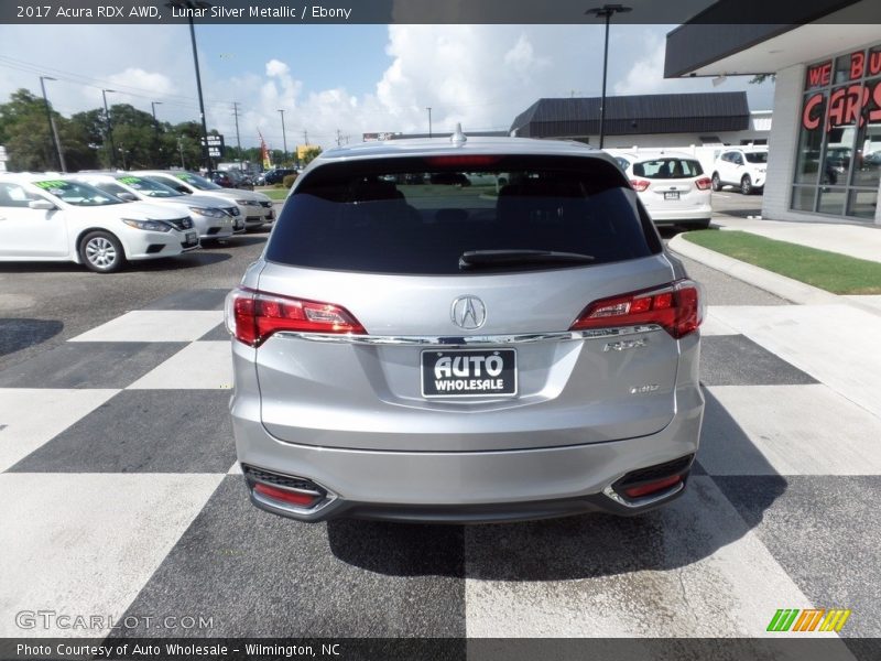 Lunar Silver Metallic / Ebony 2017 Acura RDX AWD