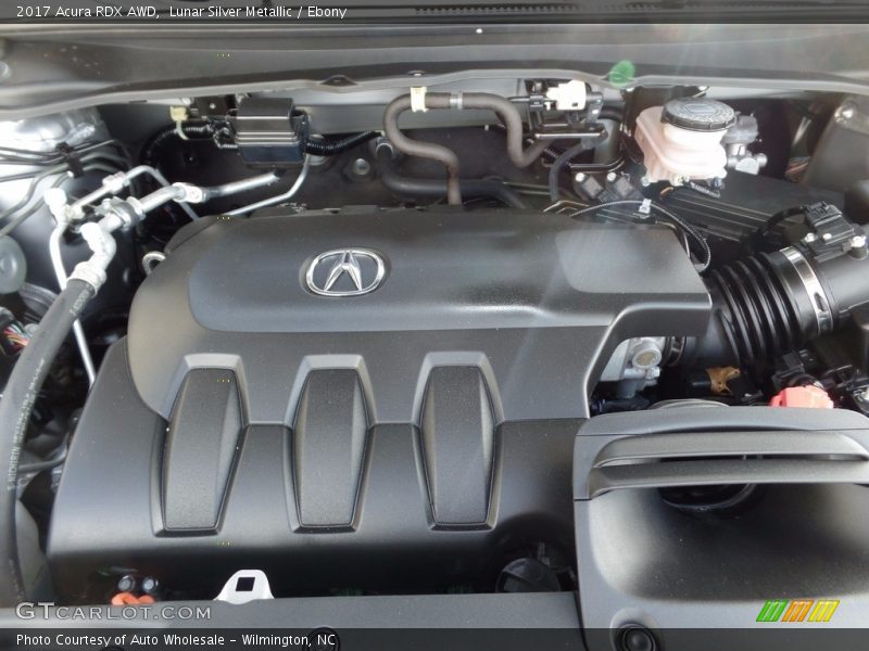 Lunar Silver Metallic / Ebony 2017 Acura RDX AWD