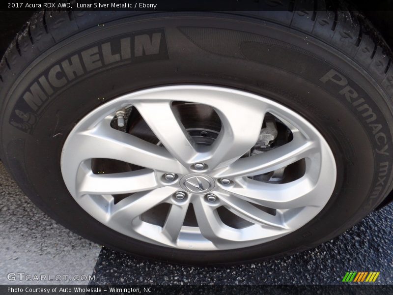 Lunar Silver Metallic / Ebony 2017 Acura RDX AWD