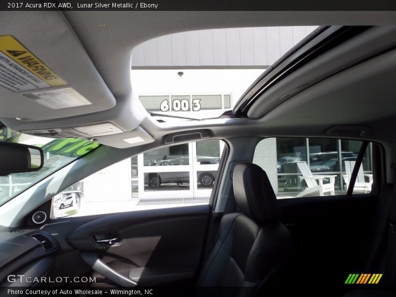 Lunar Silver Metallic / Ebony 2017 Acura RDX AWD