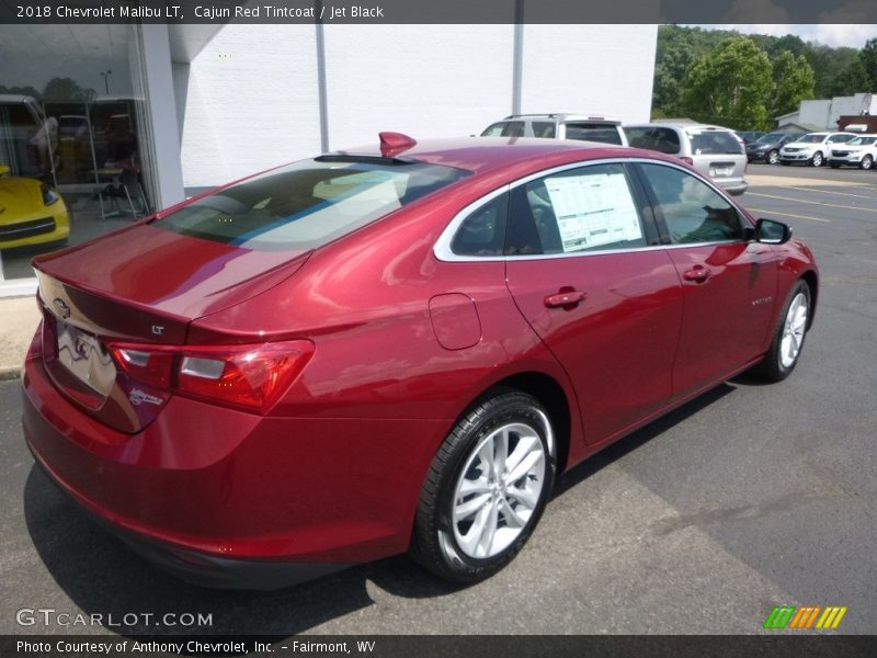 Cajun Red Tintcoat / Jet Black 2018 Chevrolet Malibu LT
