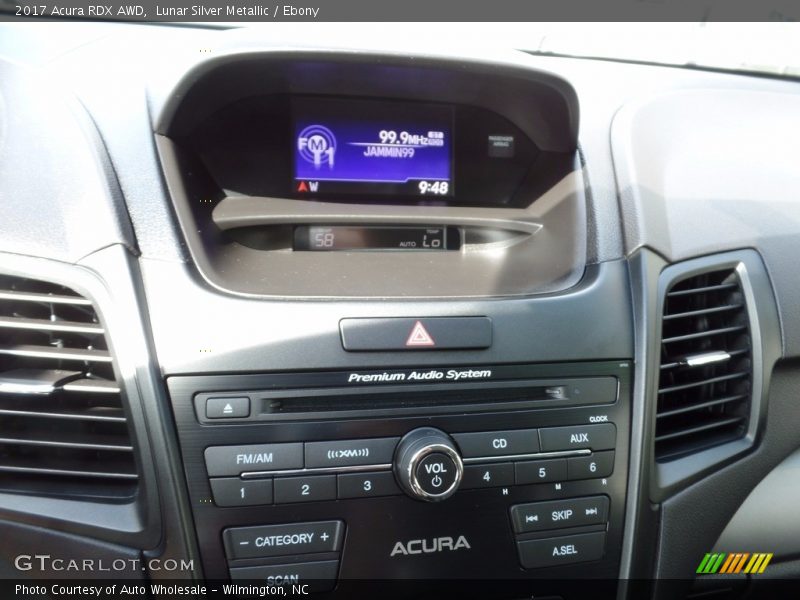 Lunar Silver Metallic / Ebony 2017 Acura RDX AWD