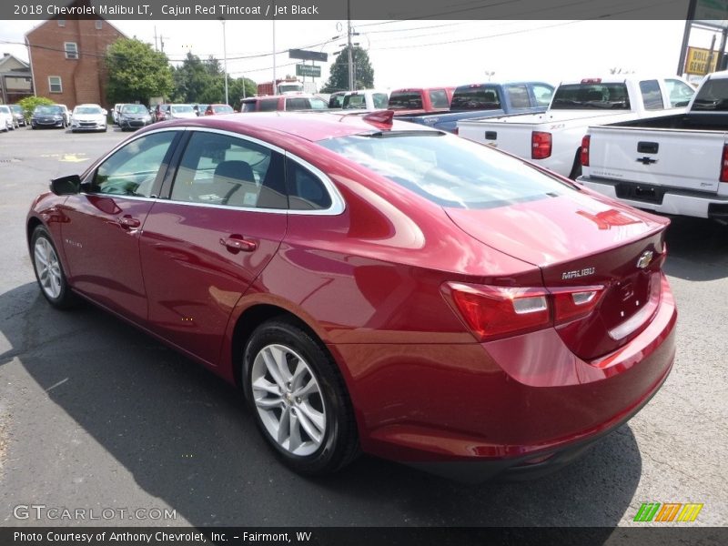 Cajun Red Tintcoat / Jet Black 2018 Chevrolet Malibu LT