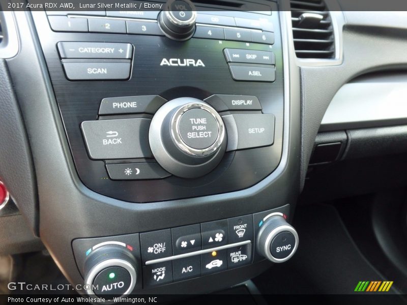 Lunar Silver Metallic / Ebony 2017 Acura RDX AWD