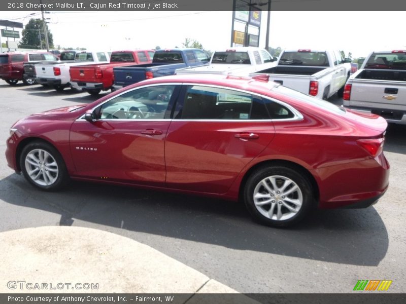 Cajun Red Tintcoat / Jet Black 2018 Chevrolet Malibu LT