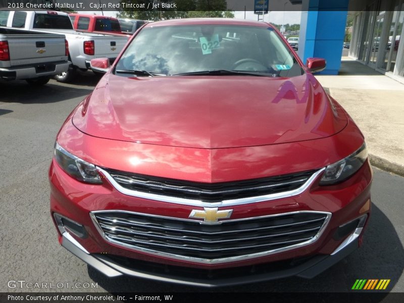 Cajun Red Tintcoat / Jet Black 2018 Chevrolet Malibu LT