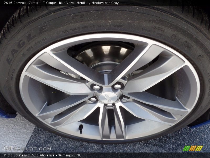 Blue Velvet Metallic / Medium Ash Gray 2016 Chevrolet Camaro LT Coupe