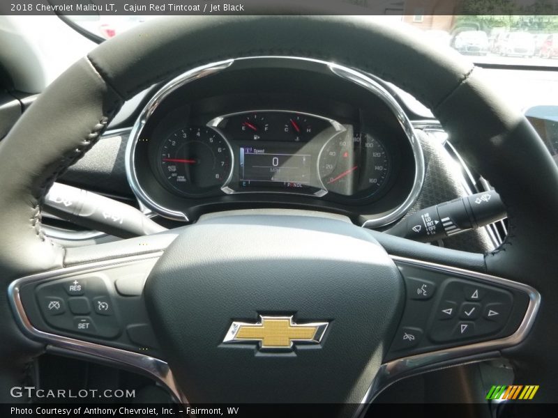 Cajun Red Tintcoat / Jet Black 2018 Chevrolet Malibu LT