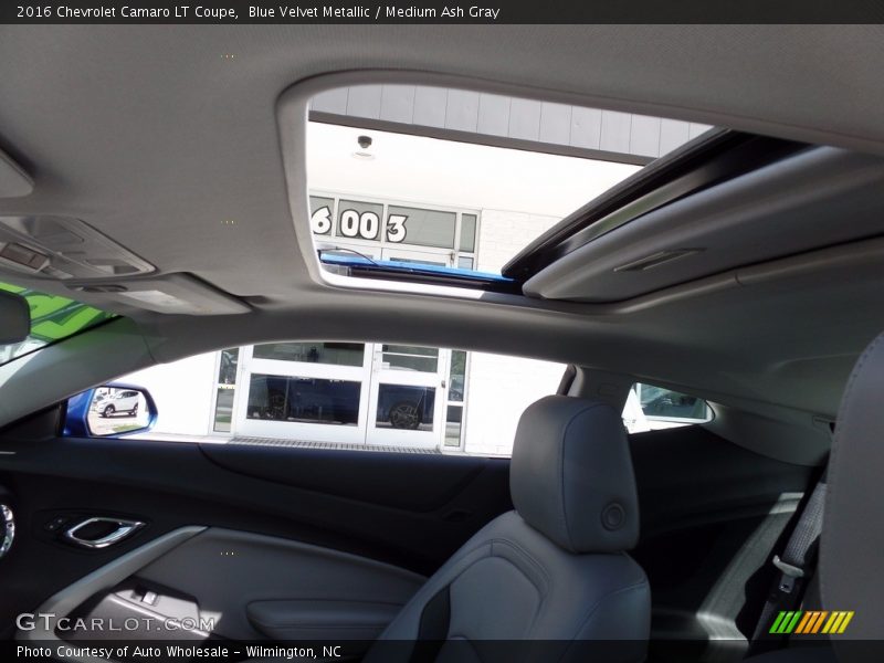 Blue Velvet Metallic / Medium Ash Gray 2016 Chevrolet Camaro LT Coupe