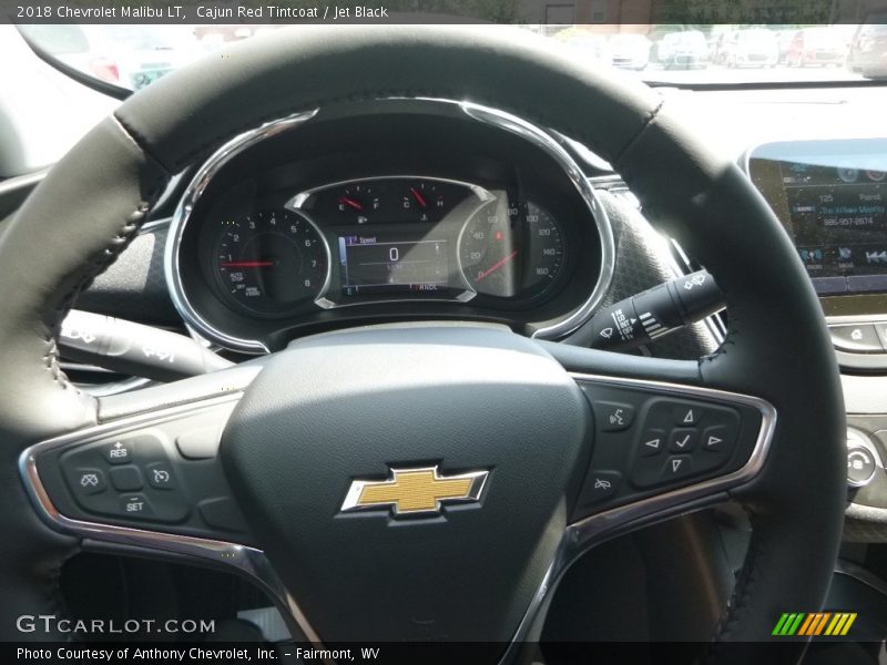 Cajun Red Tintcoat / Jet Black 2018 Chevrolet Malibu LT