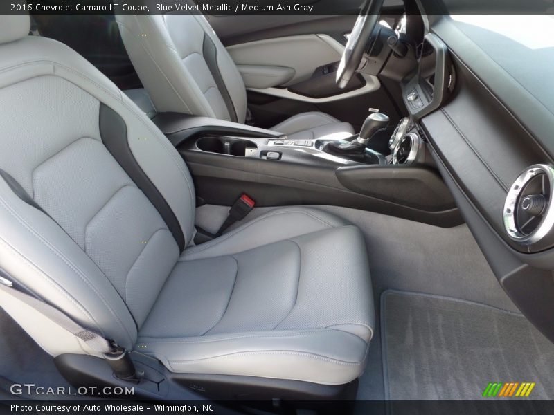 Blue Velvet Metallic / Medium Ash Gray 2016 Chevrolet Camaro LT Coupe