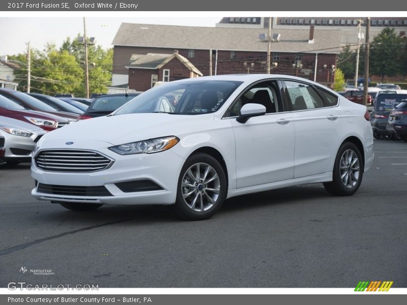 Oxford White / Ebony 2017 Ford Fusion SE