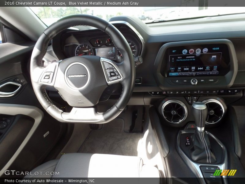 Blue Velvet Metallic / Medium Ash Gray 2016 Chevrolet Camaro LT Coupe