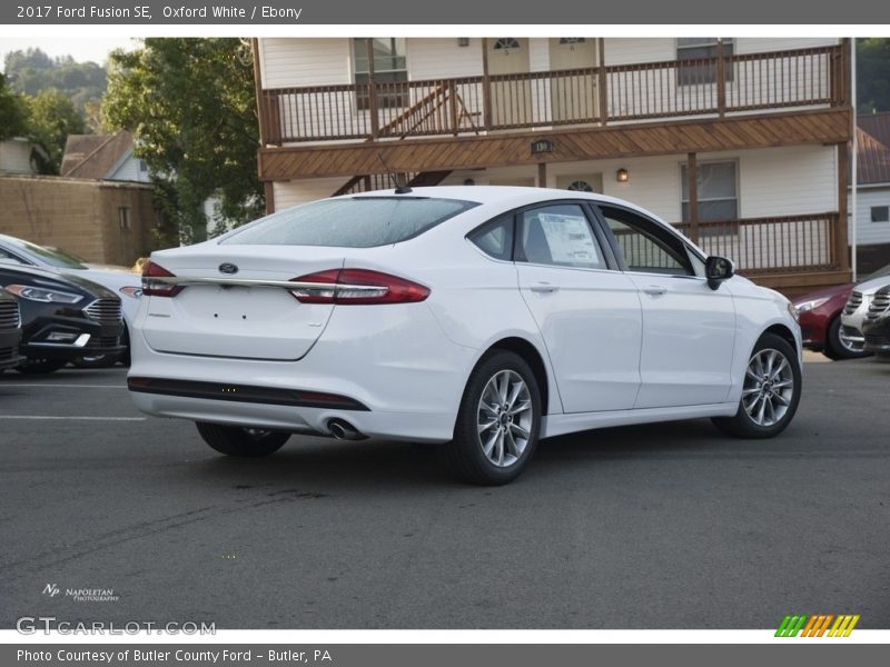 Oxford White / Ebony 2017 Ford Fusion SE