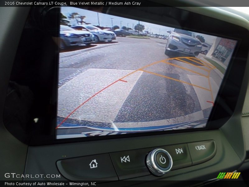 Blue Velvet Metallic / Medium Ash Gray 2016 Chevrolet Camaro LT Coupe