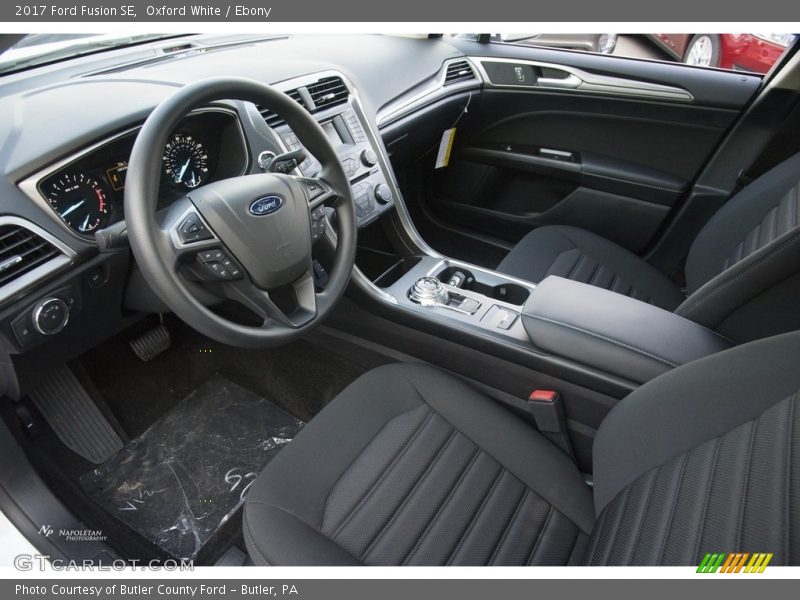 Oxford White / Ebony 2017 Ford Fusion SE