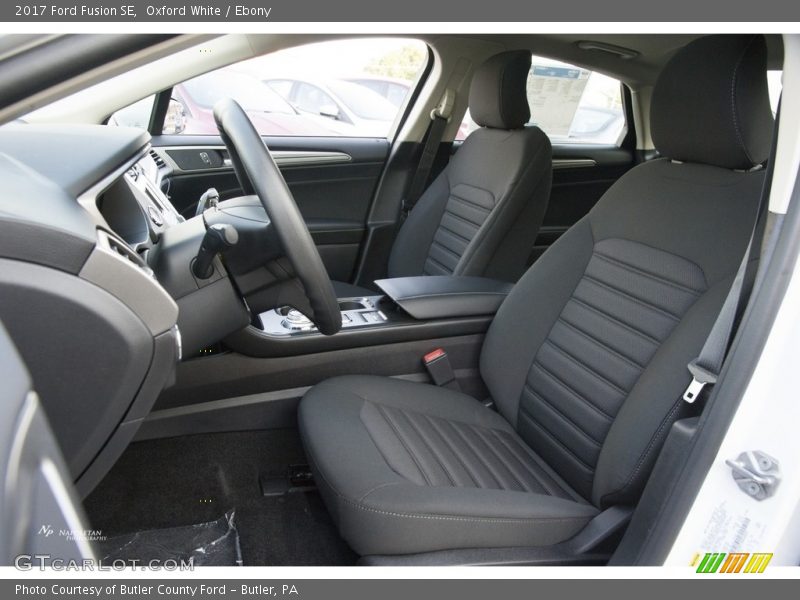 Oxford White / Ebony 2017 Ford Fusion SE