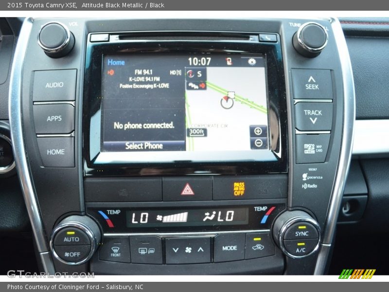 Attitude Black Metallic / Black 2015 Toyota Camry XSE