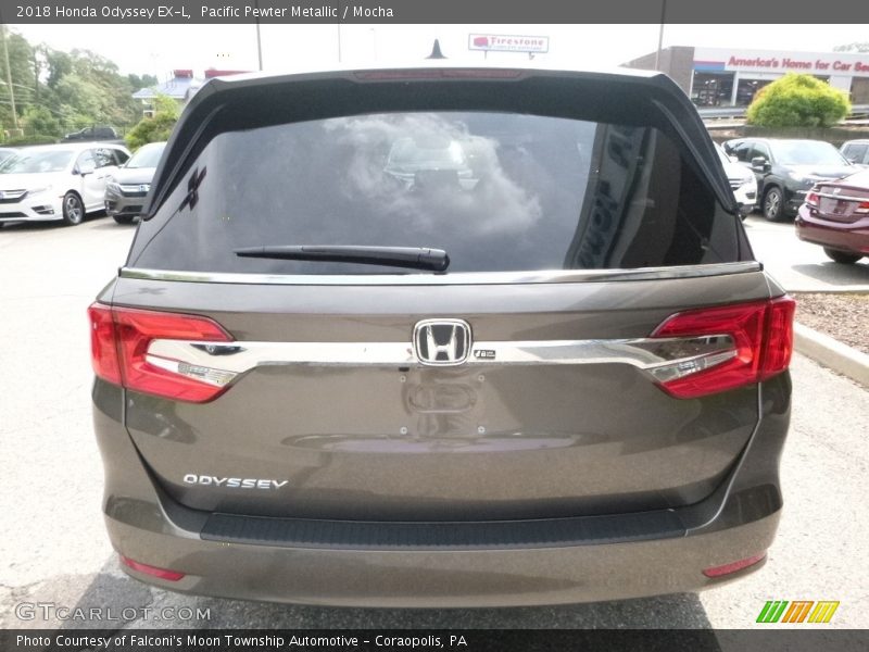 Pacific Pewter Metallic / Mocha 2018 Honda Odyssey EX-L