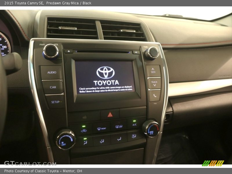 Predawn Gray Mica / Black 2015 Toyota Camry SE
