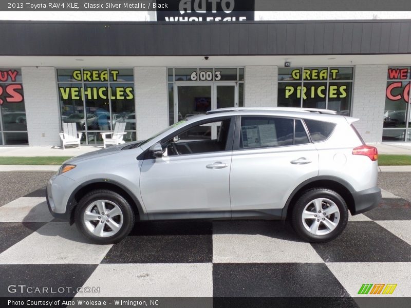 Classic Silver Metallic / Black 2013 Toyota RAV4 XLE