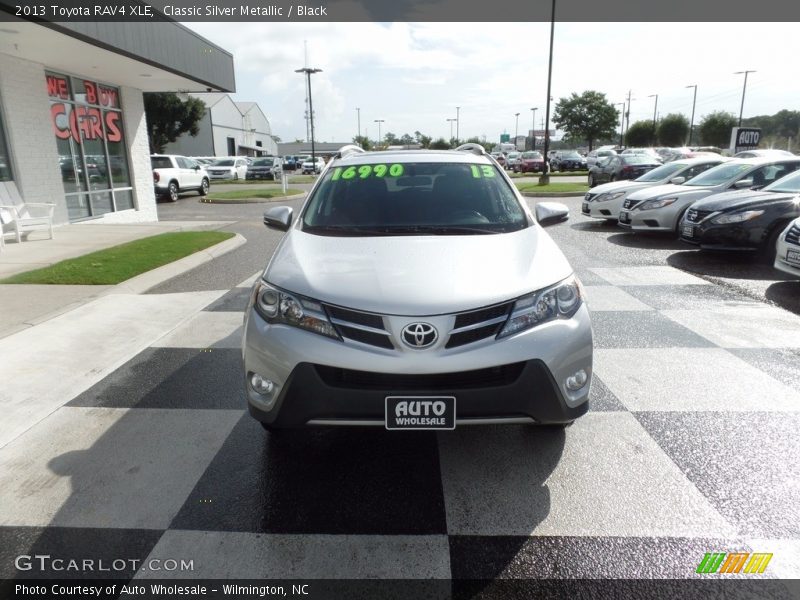 Classic Silver Metallic / Black 2013 Toyota RAV4 XLE