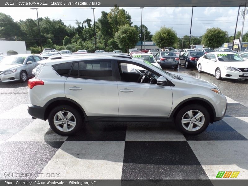 Classic Silver Metallic / Black 2013 Toyota RAV4 XLE