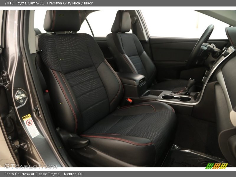 Predawn Gray Mica / Black 2015 Toyota Camry SE