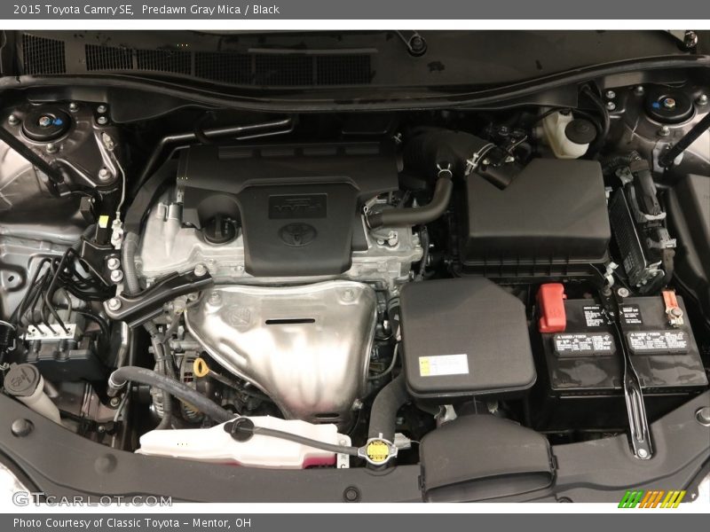 Predawn Gray Mica / Black 2015 Toyota Camry SE