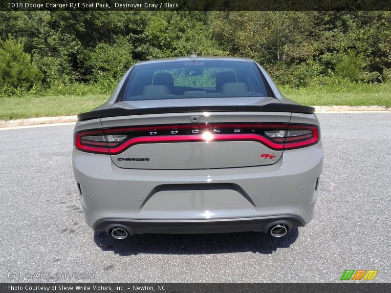 Destroyer Gray / Black 2018 Dodge Charger R/T Scat Pack