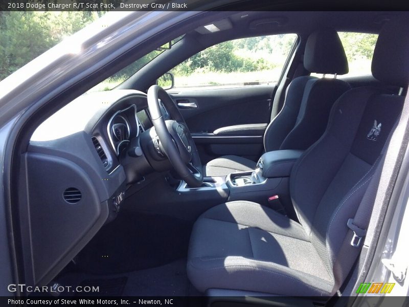 Destroyer Gray / Black 2018 Dodge Charger R/T Scat Pack