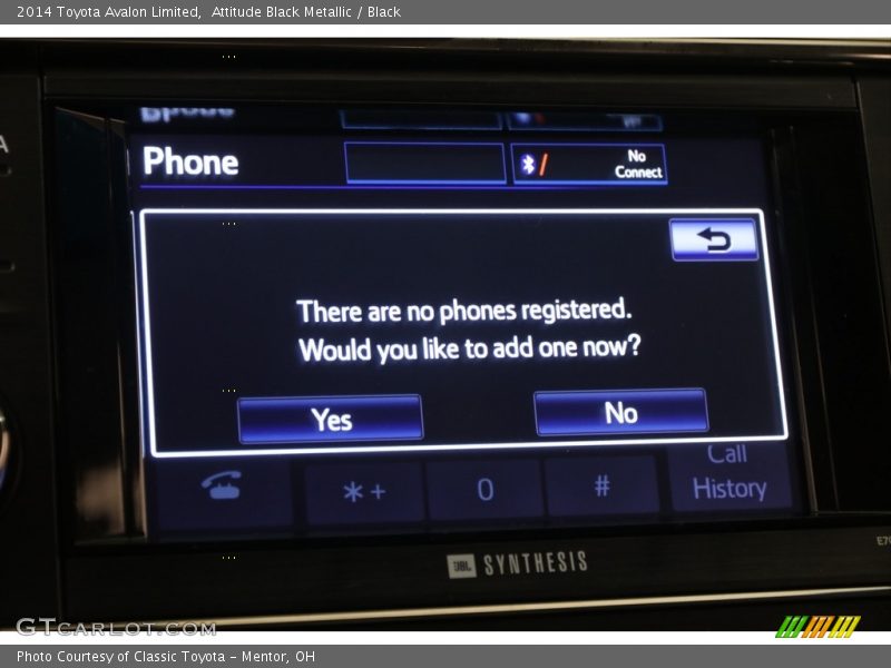 Attitude Black Metallic / Black 2014 Toyota Avalon Limited