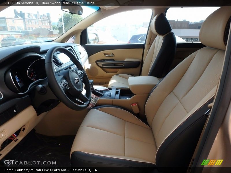 Beechwood Pearl / Camel Beige 2017 Kia Sedona LX